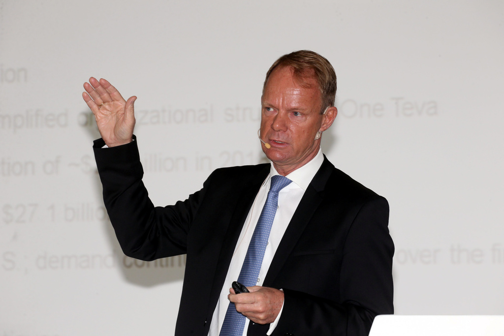 Teva CEO Kare Schultz (Photo: Yariv Katz) קאר שולץ מנכ"ל טבע