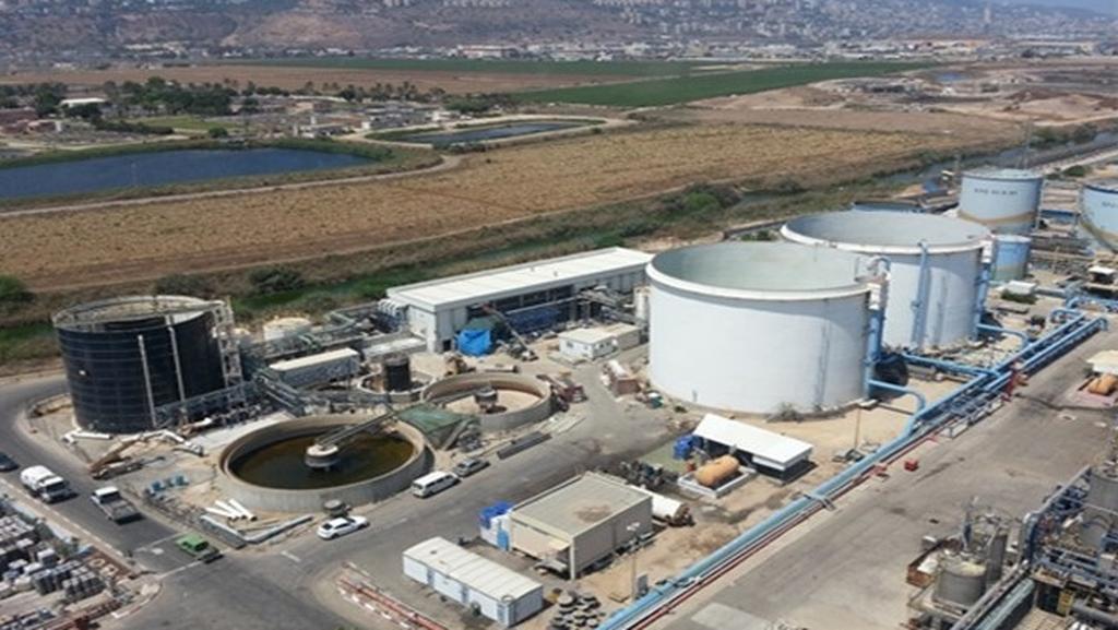 Завод БАЗАН в районе Хайфского залива. Фото: GES המתקן במפרץ חיפה