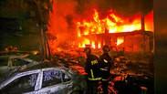 עשרות הרוגים ב שריפה ב בירת בנגלדש