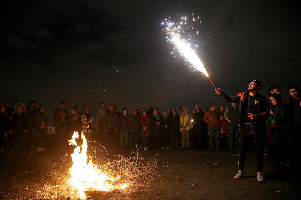 חגיגות שנה פרסית חדשה ב טהרן איראן