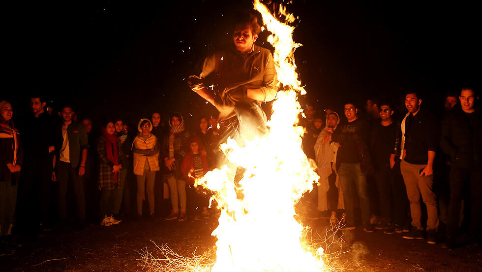 חגיגות שנה פרסית חדשה ב טהרן איראן