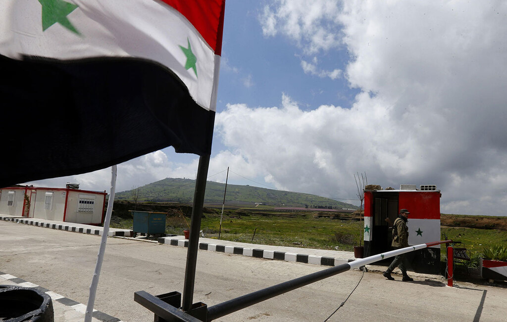 עמדת שמירה סורית גבול סוריה קוניטרה