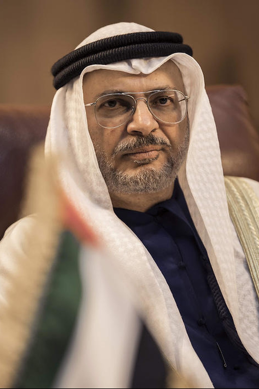 Emirati Minister of State for Foreign Affairs Anwar Gargash attends a meeting of the Arab League Foreign Ministers in the Egyptian capital Cairo on March 6, 2019. 