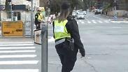מבצע משטרתי לאכיפת משמעת נהגים והולכי רגל במעברי חצייה בירושלים 