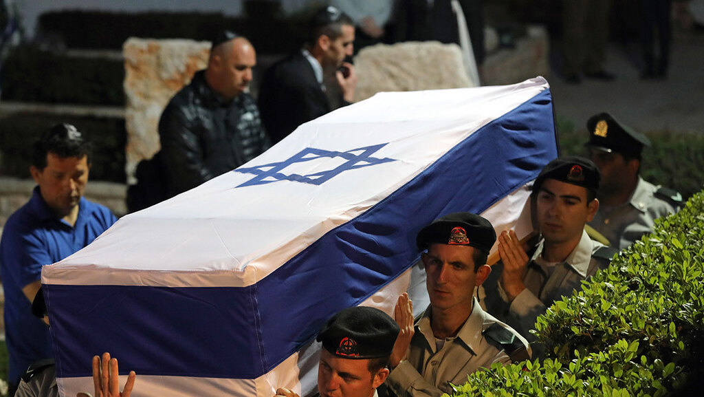 הלוויה של של רס"ל זכריה באומל בהר הרצל