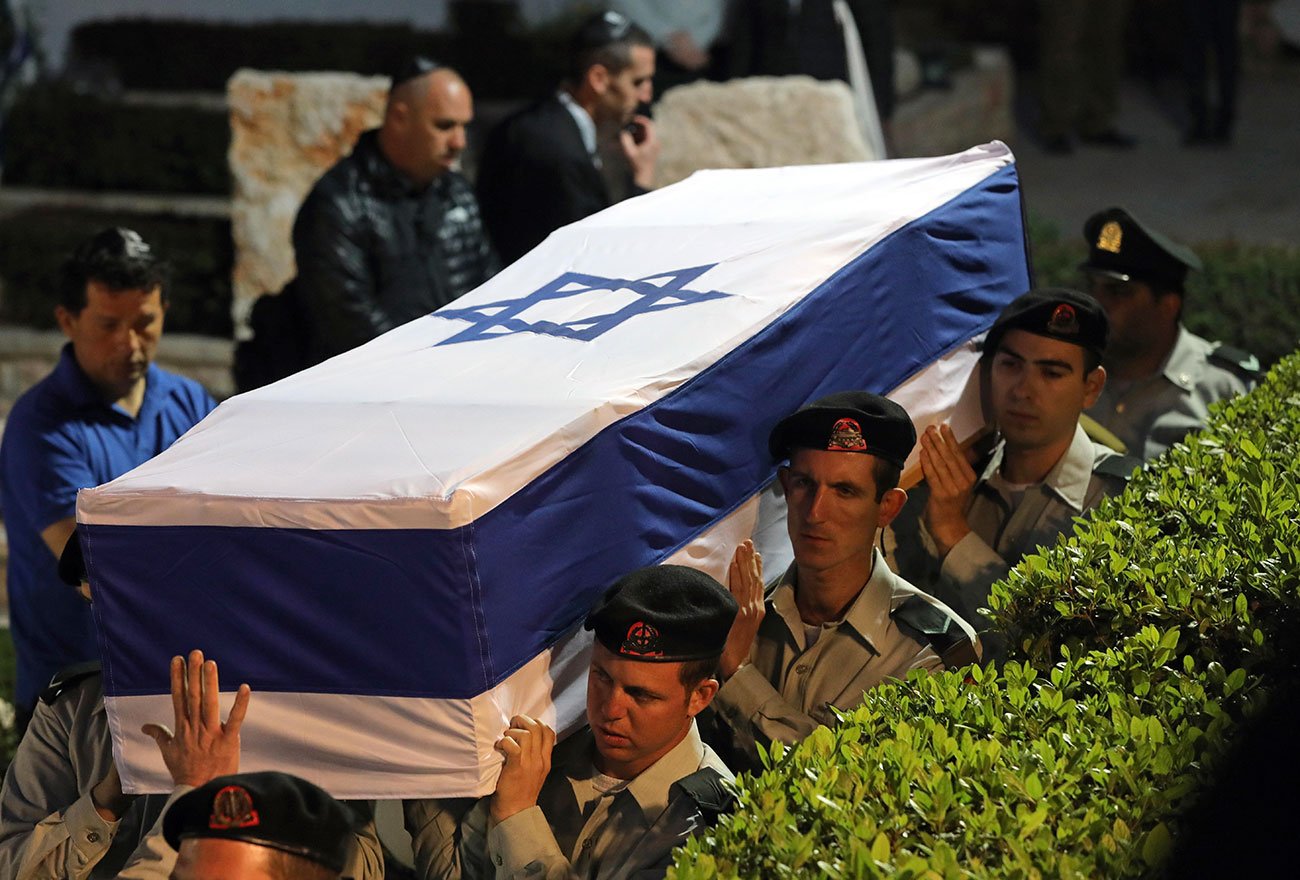 הלוויה של של רס"ל זכריה באומל בהר הרצל