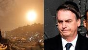 חצי חצי בשמאל של נשיא ברזיל מיד בשם ותקיפה בסוריה