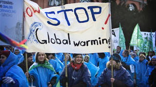 הפגנה נגד ההתחממות הגלובלית כסכנה עולמית