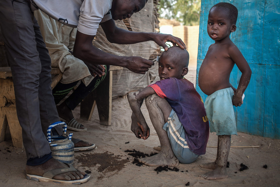 צ'אד מחנה פליטים של תושבים מ דרפור סודן