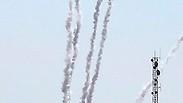 ירי שיגור רקטות מ רצועת עזה לישראל
