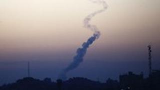 שיגור רקטה רקטות מ רצועת עזה