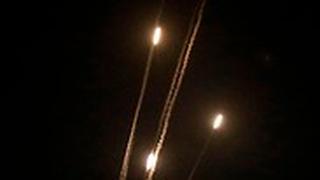 שיגור רקטה רקטות מ רצועת עזה