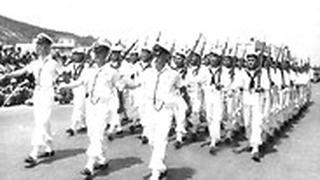 חיל הים במצעד 1953 בחיפה