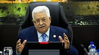 הנשיא הפלסטיני אבו מאזן בישיבת ממשלה ברמאללה