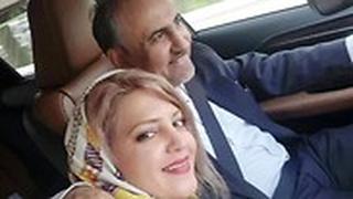 מוחמד עלי נג'פי ראש העיר של טהרן לשעבר איראן יחד עם אשתו שאותה רצח מיטרה נג'פי