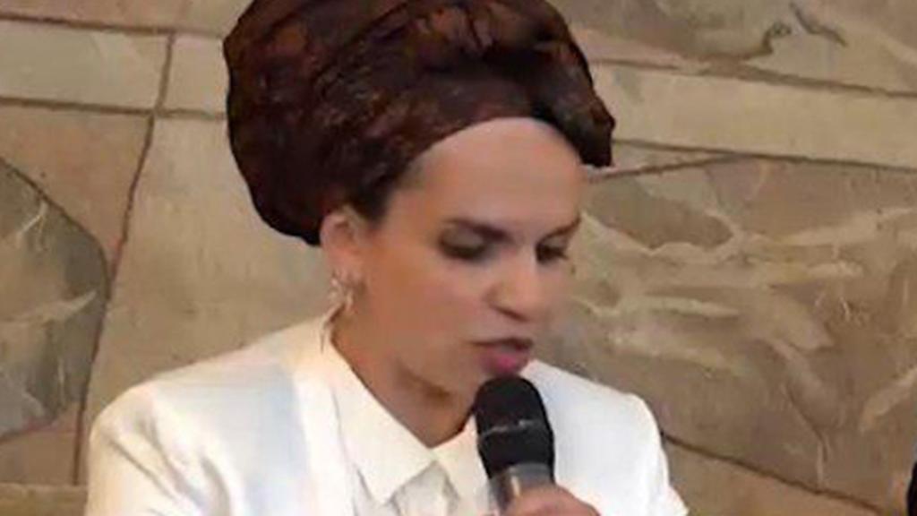 Yael Shevah, widow of Rabbi Raziel Shevah, who was murdered in a 2018 terror attack
