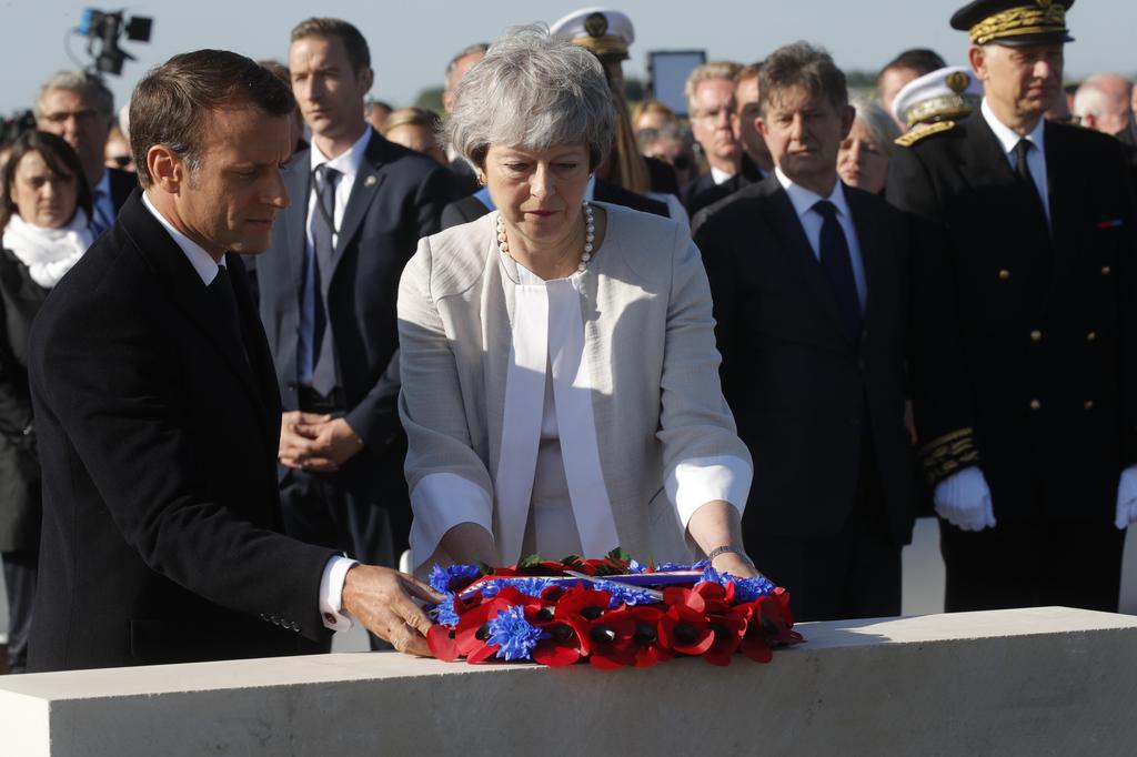 may macron d-day france
