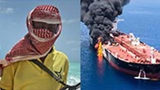 מכלית נפט מכליות נפט סכנה בעקבות פיצוצים מפרץ עומאן איראן