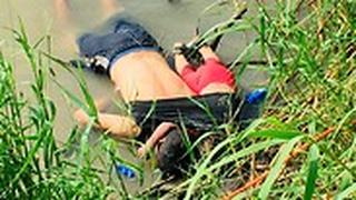 גבול מקסיקו ארה"ב גופות אב ו בתו פעוטה ב נהר ריו גרנדה מהגרים מהגר אוסקר רמירז 