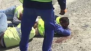 30 פצועים קטטה ב שדה נפט ב קזחסטן בין קזחים ל ערבים