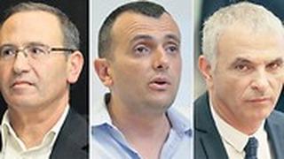 שר האוצר משה כחלון, מנכ"ל משרדו שי באב"ד והחשב הכללי רוני חזקיהו