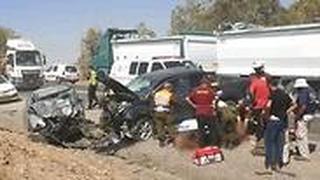 תאונה תאונת דרכים כביש 264 צומת משמר הנגב אישה הרוגה