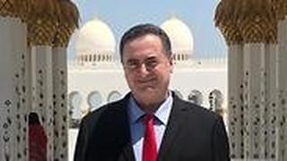 שר החוץ ישראל כ"ץ במהלך ביקור באבו דאבי