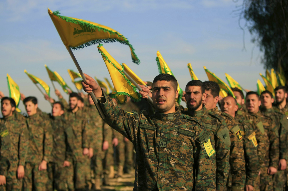 Hezbollah militans in Lebanon 