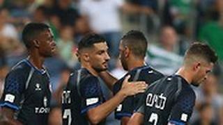 ניב זריהן ושחקני ב"ש חוגגים