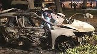 הרכב שהתפוצץ בתל אביב