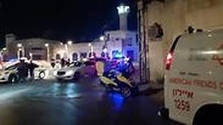 זירת הירי בלוד שבו נפצעה ילדה בת 9