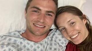 זוג מ ארה"ב אישה הצילה את בעלה שנפל ללוע הר געש האיים הקריביים