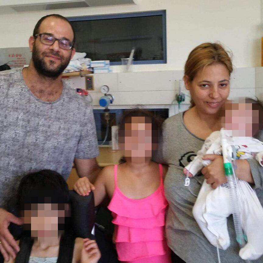אופיר חסדאי שנרצח אתמול במהלך ויכוח על חניית נכים ברמלה, ובנותיו