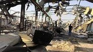 תיעוד ההרס ממחסן אמל"ח בבגדד