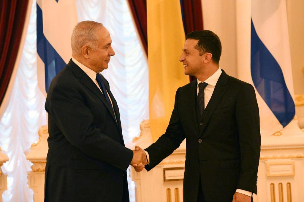 ביקור של רה"מ בנימין נתניהו בקייב | פגישה עם נשיא אוקראינה וולודימיר זלנסקי