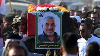 בגדד עיראק הלוויה של אבו עלי א דבי חיזבאללה
