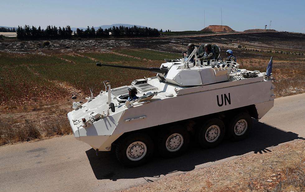 דרום לבנון כוחות יוניפי"ל או"ם בעקבות הסלמה