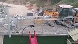 עבודות בנייה בתוך גן ילדים באשדוד