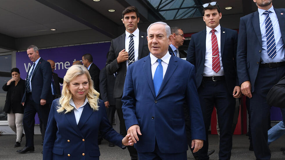 ראש הממשלה בנימין נתניהו ורעייתו מסיים ביקור בלונדון וממריאים לישראל