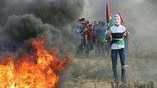 הפרות סדר והפגנות בגדר עזה