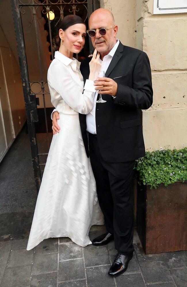 חתונה בסטייל. רונית יודקביץ' ובעלה הטרי אלי ברק