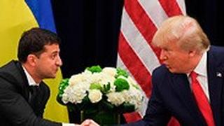 פגישה בין נשיא ארה"ב דונלד טראמפ לבין נשיא אוקראינה וולודימיר זלנסקי