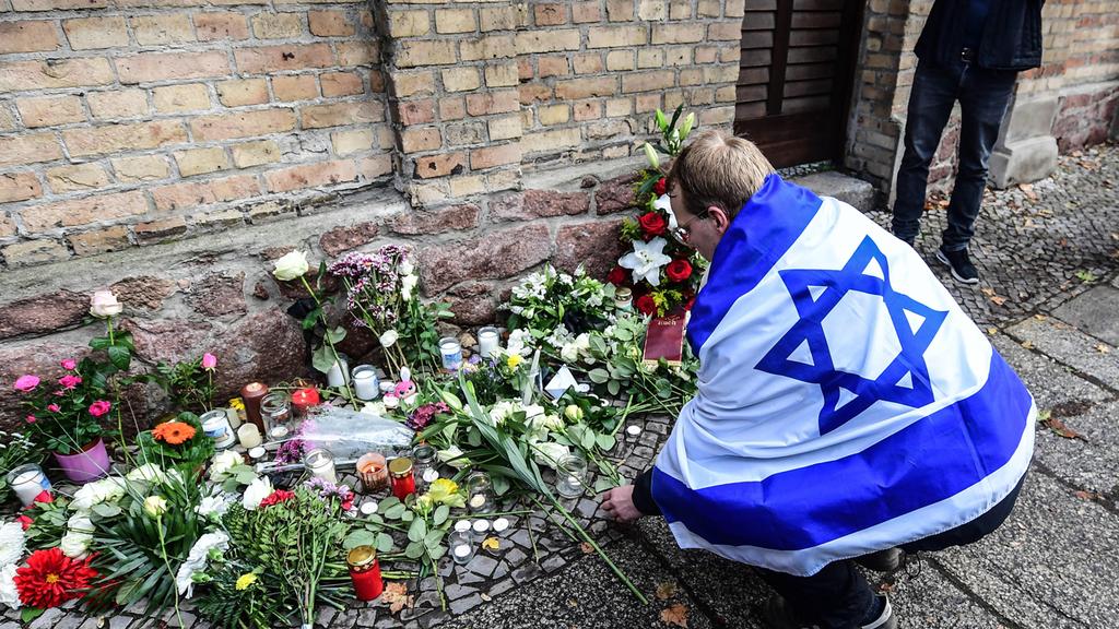 גרמניה מתאבלים האלה יום אחרי פיגוע יהודים אנטישמיות