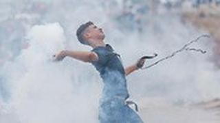 עימותים בין פלסטינים לצה"ל בתורמוס עייא