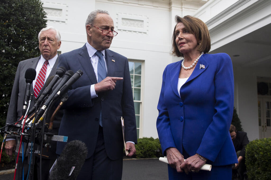 Speaker of the House Nancy Pelosi and Senate Minority Leader Chuck Schumer