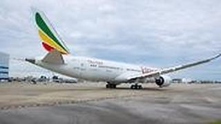 מטוס "תל אביב" החדש של אתיופיאן אירליינס 