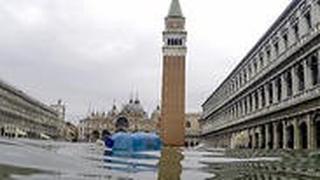 איטליה ונציה הצפה הצפות שיטפונות שיטפון 