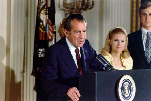 The 1974 resignation address by Nixon