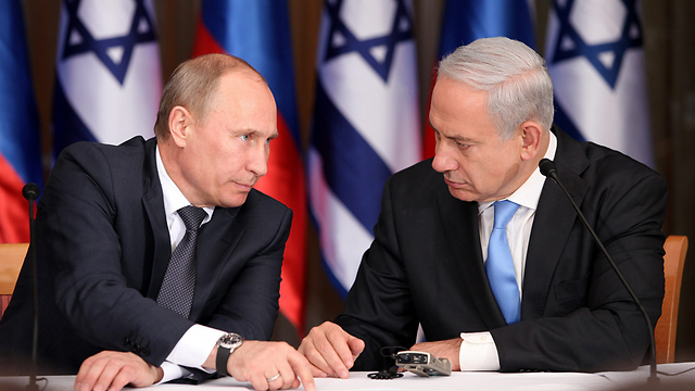 Russia President Vladimir Putin and Prime Minister Benjamin Netanyahu in Jerusalem 