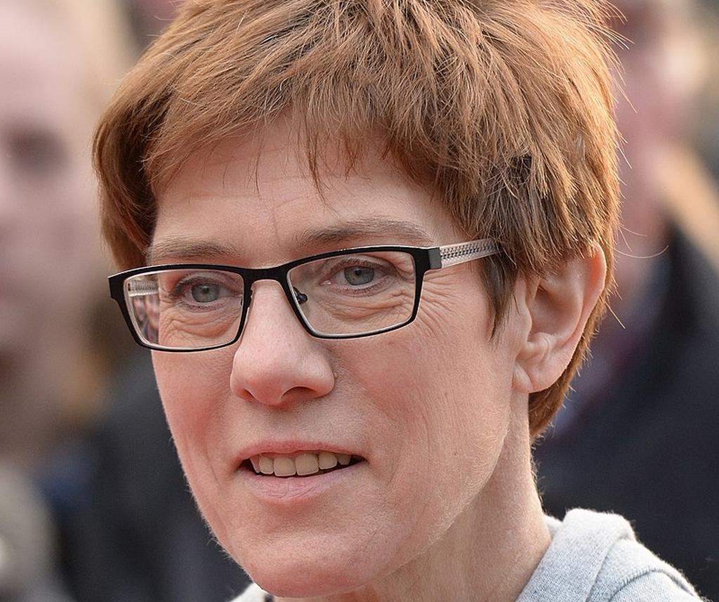 German Defense Minister Annegret Kramp-Karrenbauer 